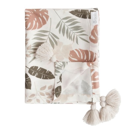 Bambusowy kocyk otulacz 80×100 – jungle boogie / Bolo