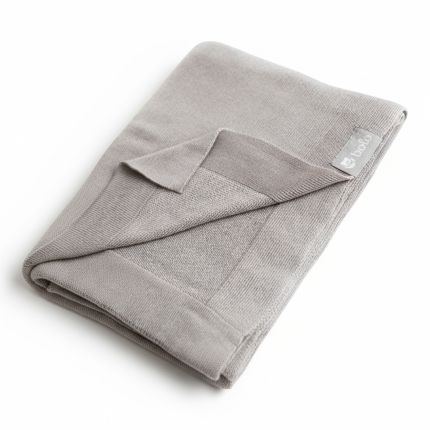 Lekki kocyk bambusowy 80×100 – szary / Bolo