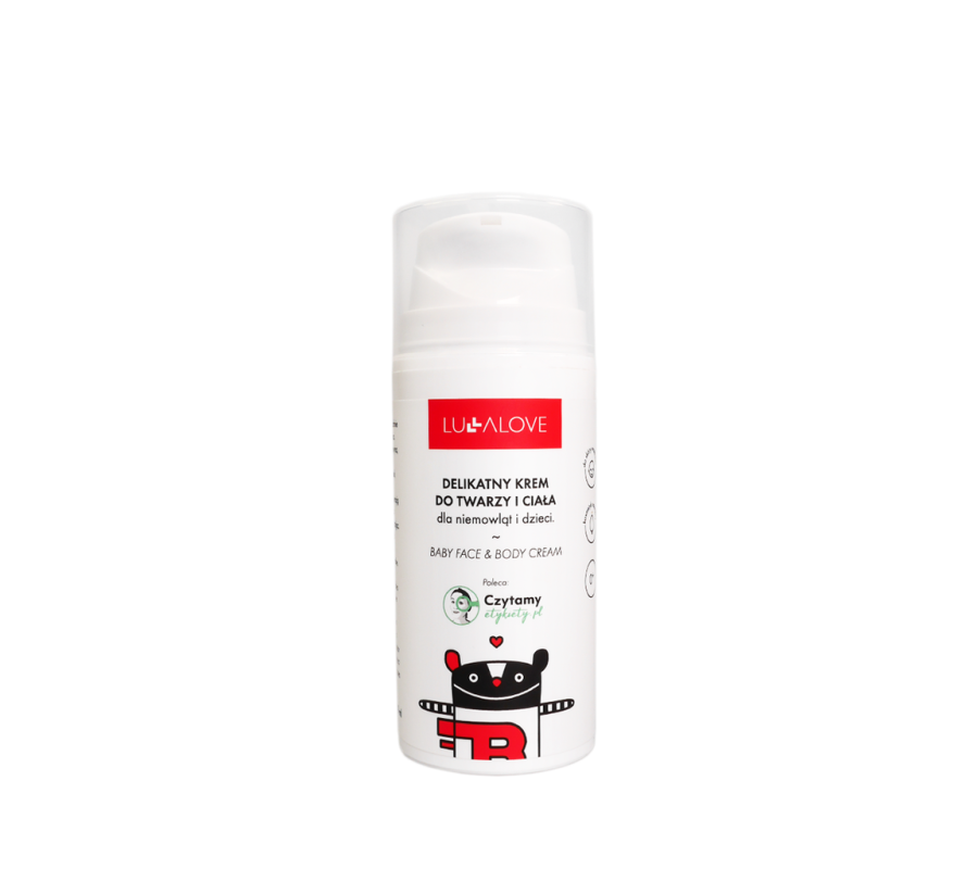 Delikatny krem do twarzy i ciała dla dzieci - 100 ml / Lullalove