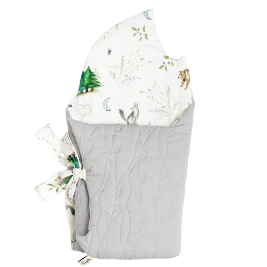 Rożek niemowlęcy/mata do zabawy LIŚĆ FOREST / Layette