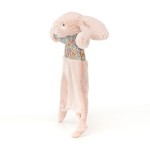 Szmatka przytulanka Króliczek Różowy w kwiatki / Jellycat