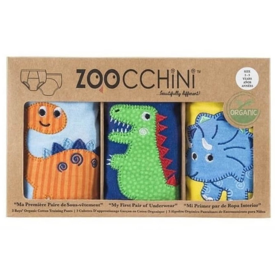 MAJTKI TRENINGOWE BOY JURASSIC PALS DINOSAURE 2/3 LATA / ZOOCCHINI