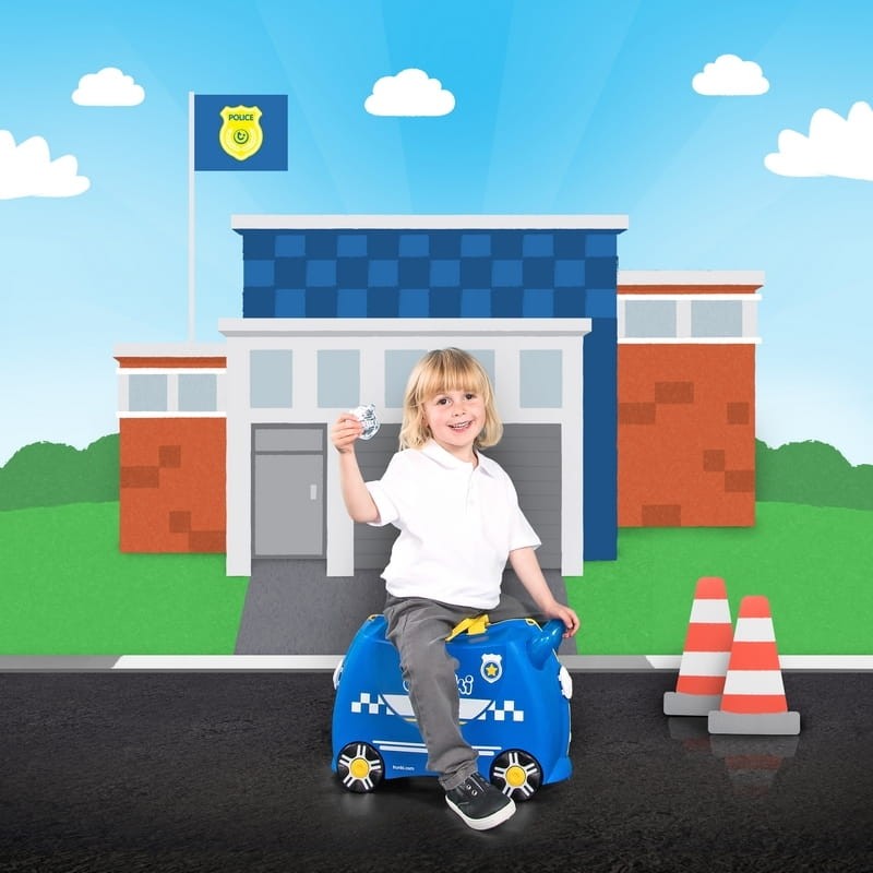 Jeżdżąca walizeczka - Radiowóz / Trunki