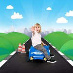 Jeżdżąca walizeczka - Radiowóz / Trunki