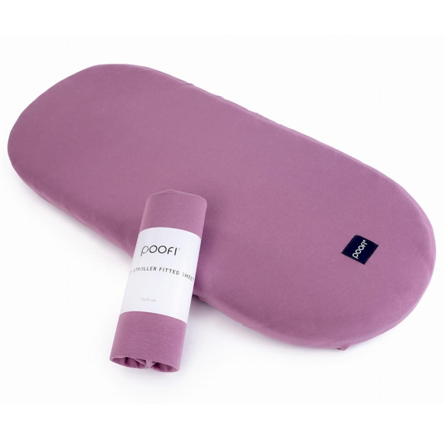Prześcieradło do gondoli Organic kolor - fiołek / POOFI
