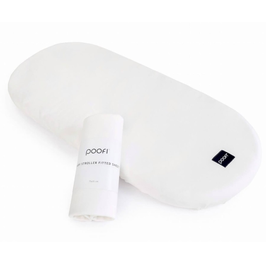 Prześcieradło do gondoli Organic kolor - śmietanka / POOFI