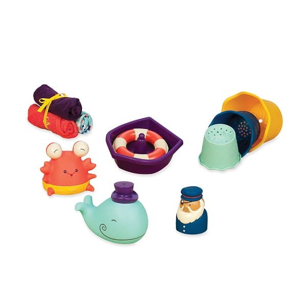 Wee B. Splashy – zestaw prezentowy do kąpieli dla niemowląt / B.Toys