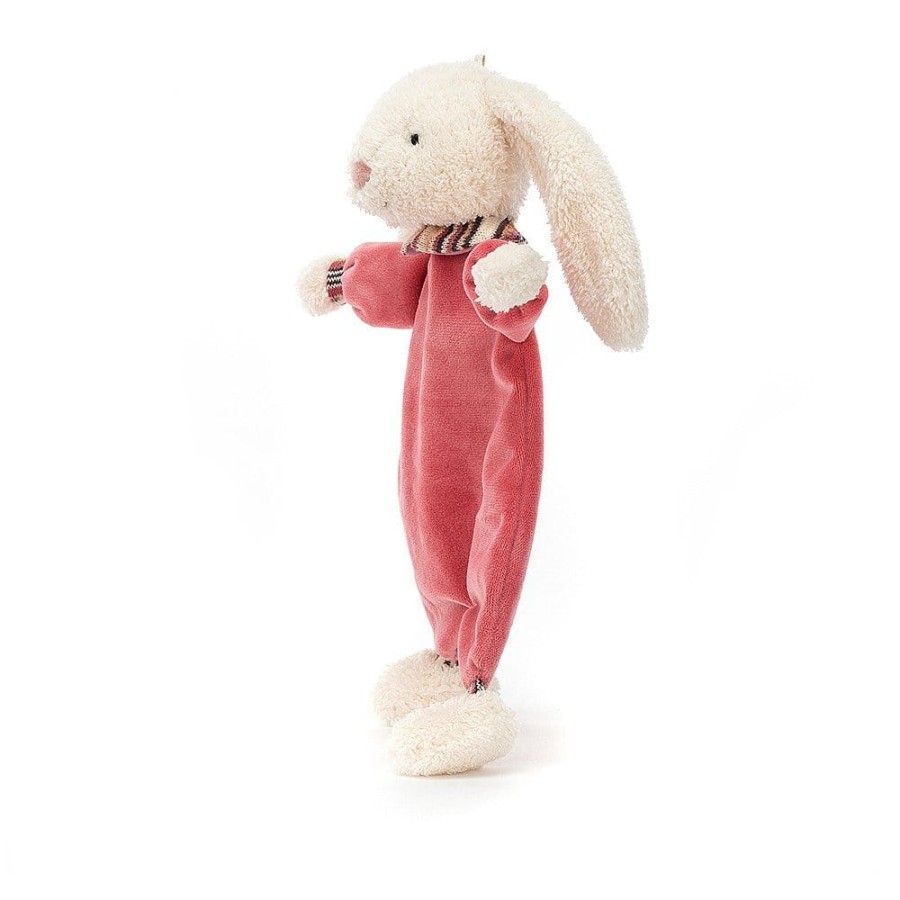Szmatka przytulanka Królik w różowym obranku / Jellycat
