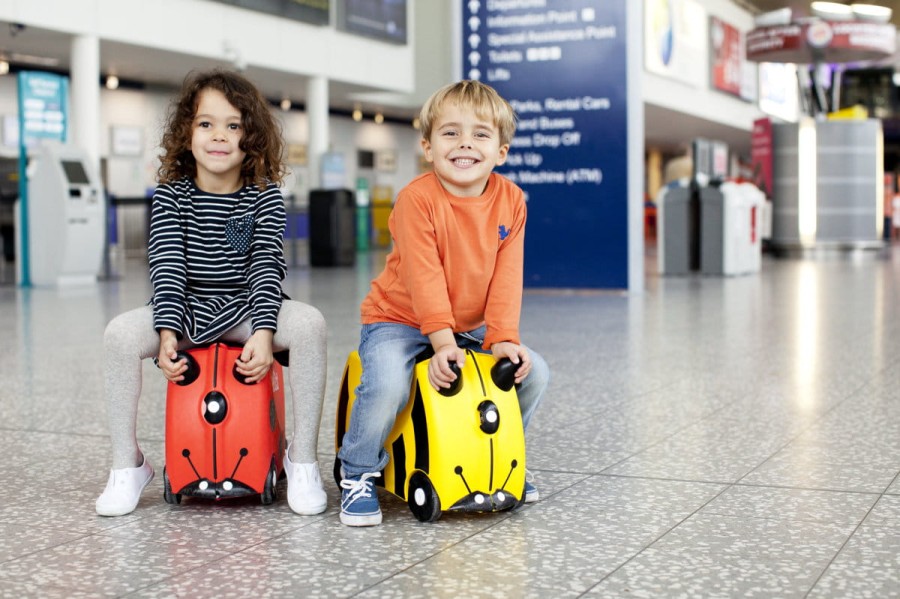 Jeżdżąca walizeczka - Harley Biedronka / Trunki