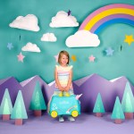 Jeżdżąca walizeczka - Jednorożec Una / Trunki