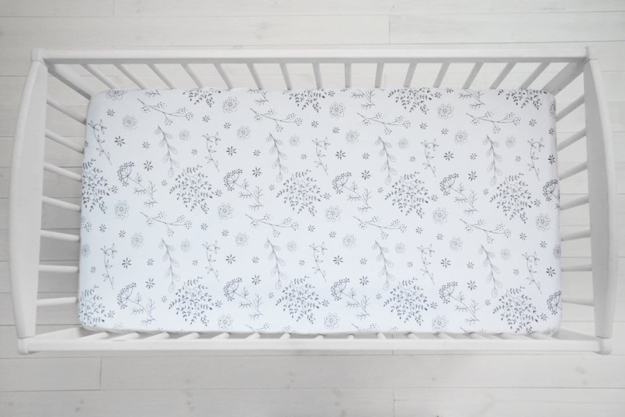 Prześcieradło do łóżeczka We care Bloom / Sleepee