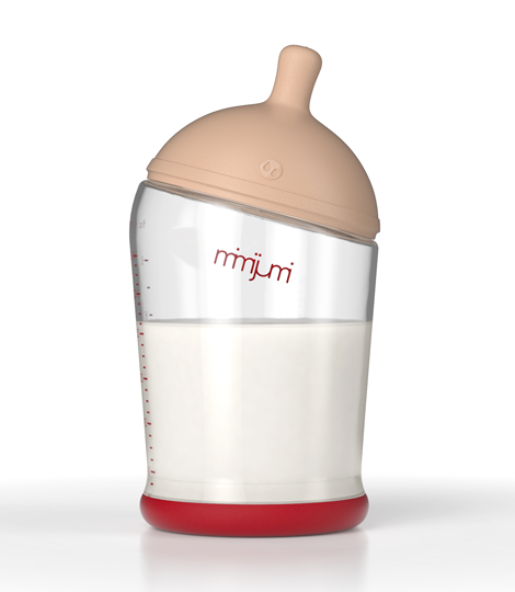 Butelka dla niemowląt 240 ml ze smoczkiem o szybkim przepływie / MIMIJUMI