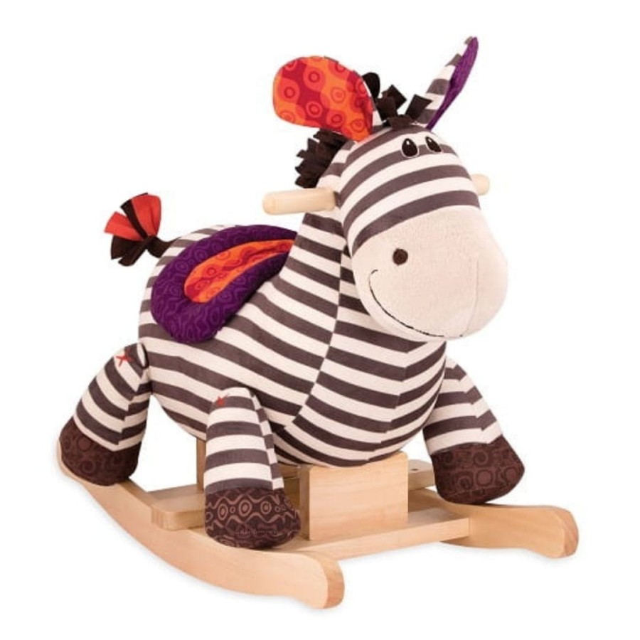 Rodeo Rocker Kazoo – pluszowa ZEBRA na biegunach / B.Toys
