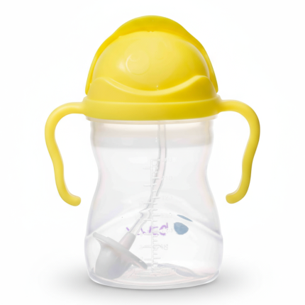 Bidon ze słomką 240 ml,  CYTRYNOWY / b.box