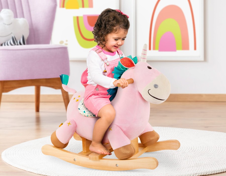 Rodeo Rocker Dilly Dally – pluszowy JEDNOROŻEC na biegunach / B.Toys
