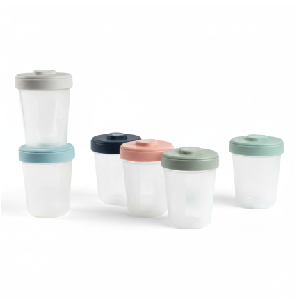 Zestaw słoiczków Clip 6 szt. (6x250ml) / Beaba