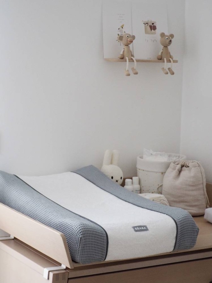 Pokrowiec na anatomiczny przewijak Sofalange Light Mist / Beaba