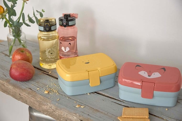 Zestaw na lunch Lunchbox + Tritanowa butelka - bidon 460 ml About Friends Lew / Lassig