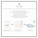 Kocyk ze 100% wełny merino baby blue - premium collection / My Memi