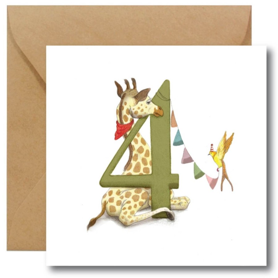 Kartka okolicznościowa na trzecie urodziny / Hi Little