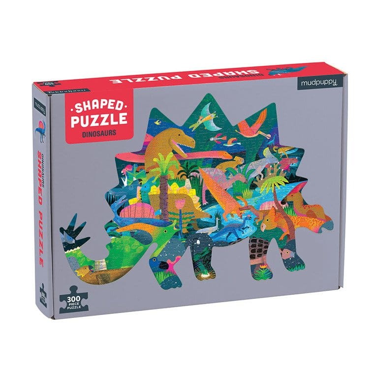 Puzzle konturowe Dinozaury 300 elementów 7+ / Mudpuppy