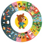 Puzzle kartonowe DZIEŃ / Djeco