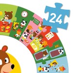 Puzzle kartonowe DZIEŃ / Djeco