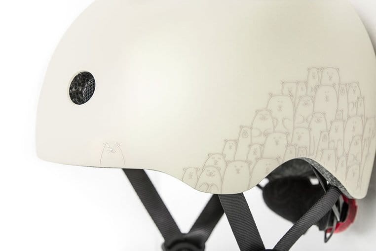 Kask z odblaskami XXS-S dla dzieci 1rż+ Ash Bear / Scootandride