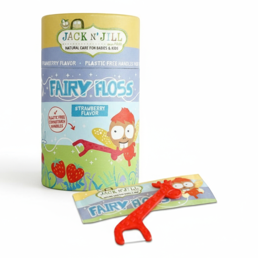Nić dentystyczna dla dzieci Fairy Floss, 30 szt. / Jack N'Jill