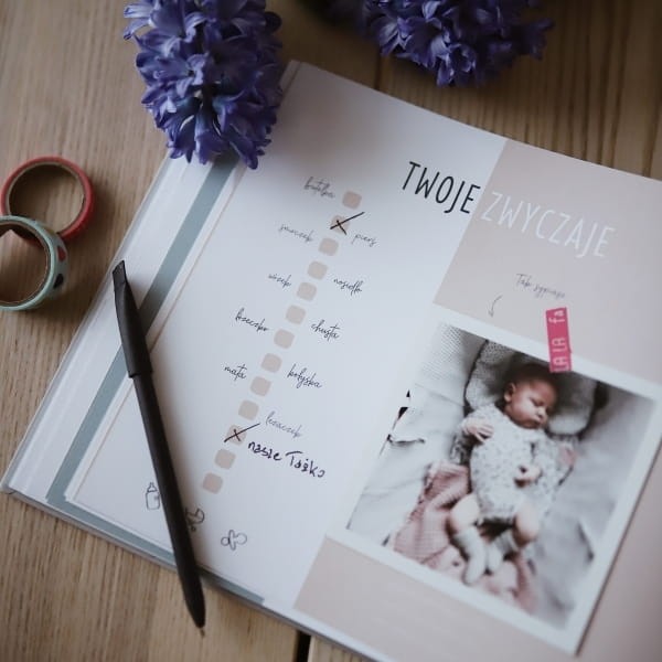 Album na zdjęcia dla dziecka "Moja historia" róż / Snap The Moment