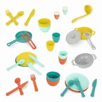 Mini Chef Kitchen Set – zastawa STOŁOWA i akcesoria KUCHENNE / B.Toys