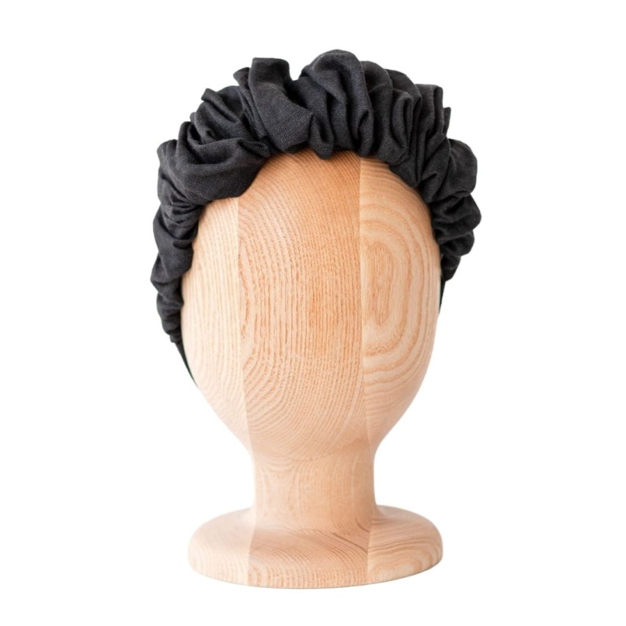 Royal Headband Linen Black / Looks by LUKS