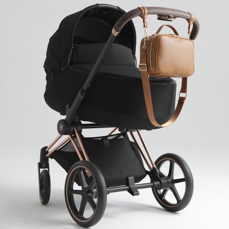 Torebka crossbody i organizer do wózka 2w1 VERA caramel / Joissy