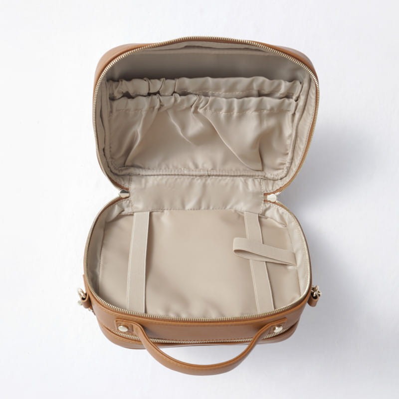 Torebka crossbody i organizer do wózka 2w1 VERA caramel / Joissy