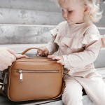 Torebka crossbody i organizer do wózka 2w1 VERA caramel / Joissy