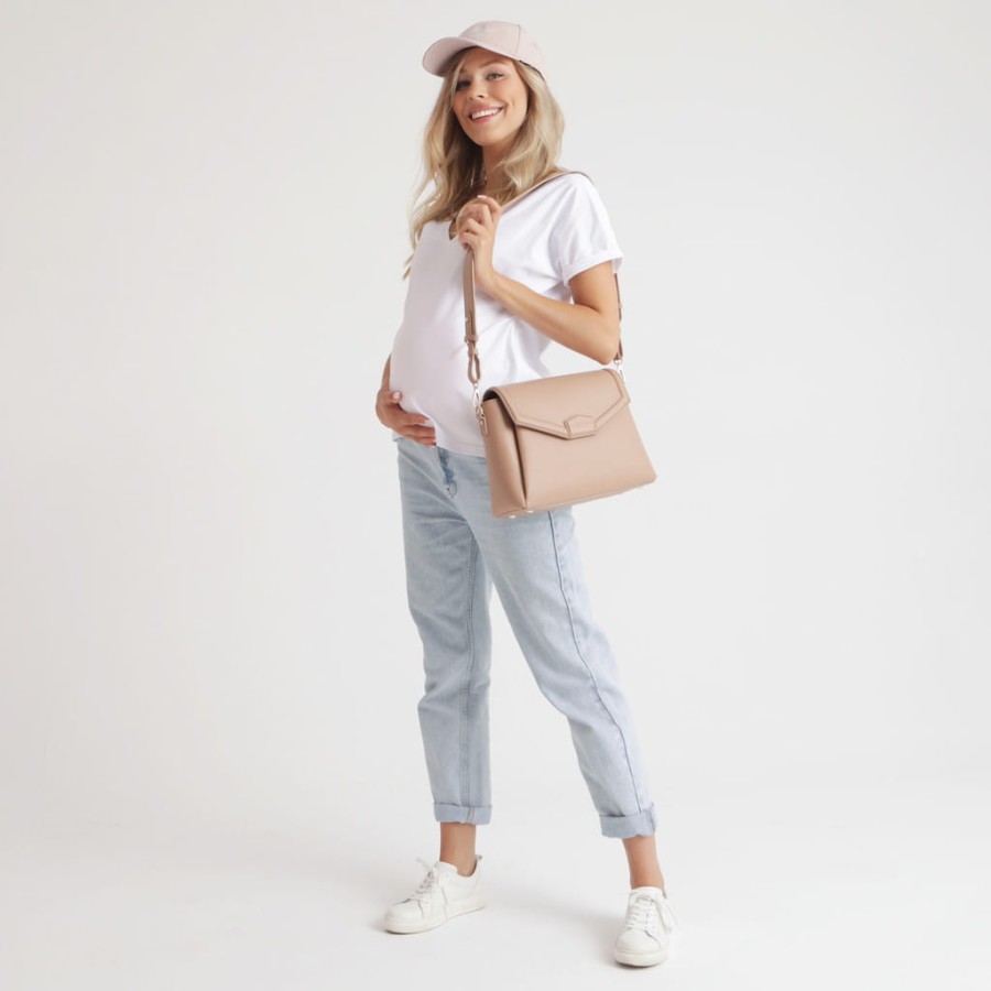 Torebka crossbody i organizer do wózka 2w1 MIDI blush beige / Joissy