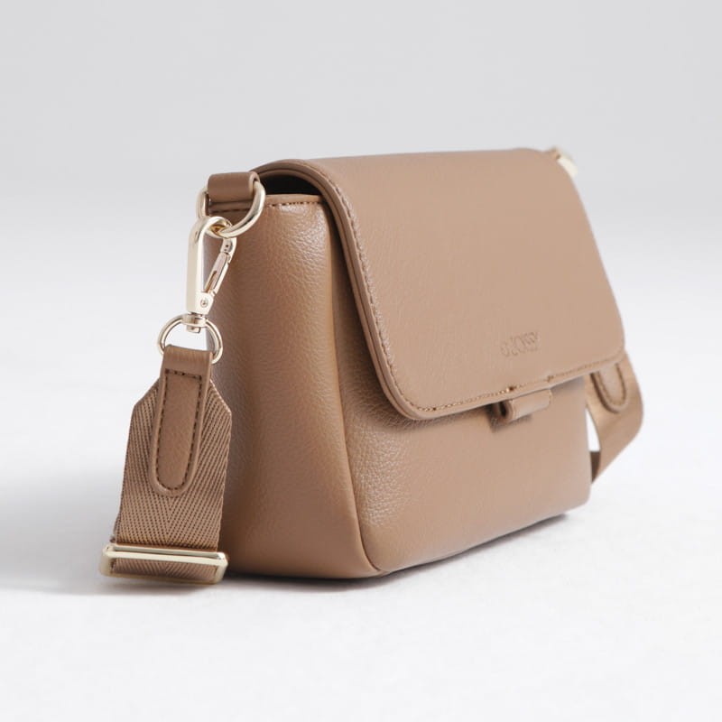 Mała torebka crossbody na ramię dla Mamy KENZA almond / Joissy
