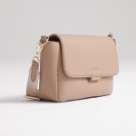Mała torebka crossbody na ramię dla Mamy KENZA blush beige / Joissy
