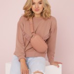 Nerka i saszetka 2w1 torebka dla Mamy HOLLY blush pink / Joissy