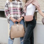 Nerka i saszetka 2w1 torebka dla Mamy HOLLY blush pink / Joissy