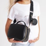 Opakowanie na smoczek i mini portfel 2w1 CONNECT IT black / Joissy