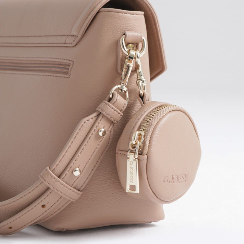 Opakowanie na smoczek i mini portfel 2w1 CONNECT IT blush beige / Joissy