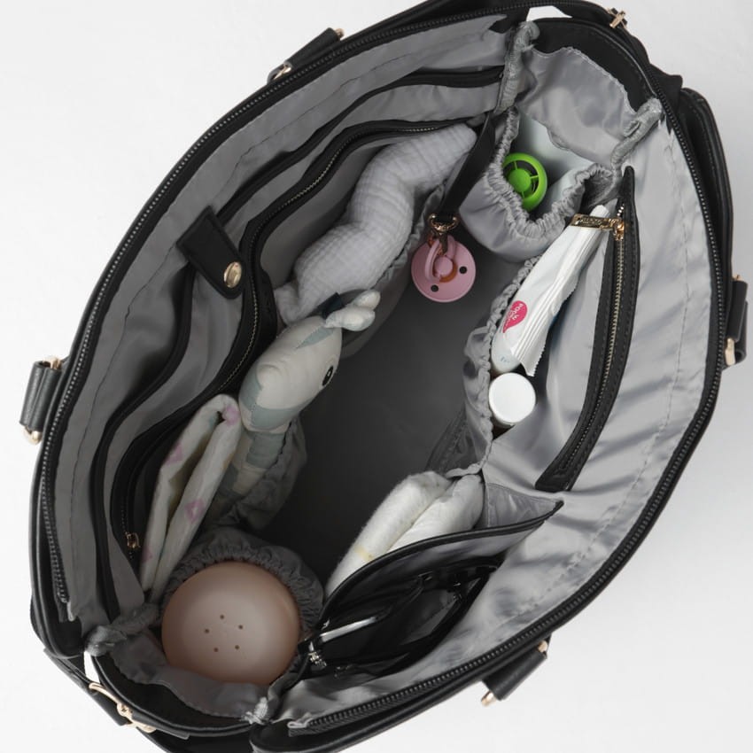 Torba dla mamy JOISSY SOHO totally black / Joissy