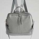 Plecak i torba dla mamy 2w1 MINI cool grey/silver / Joissy