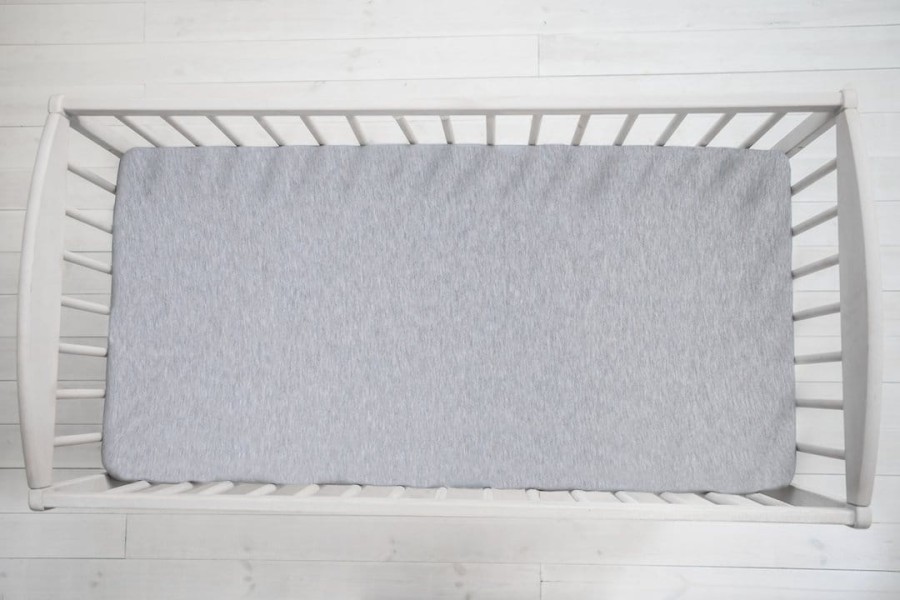 Prześcieradło do łóżeczka We care Jasny Szary Różne rozmiary / Sleepee