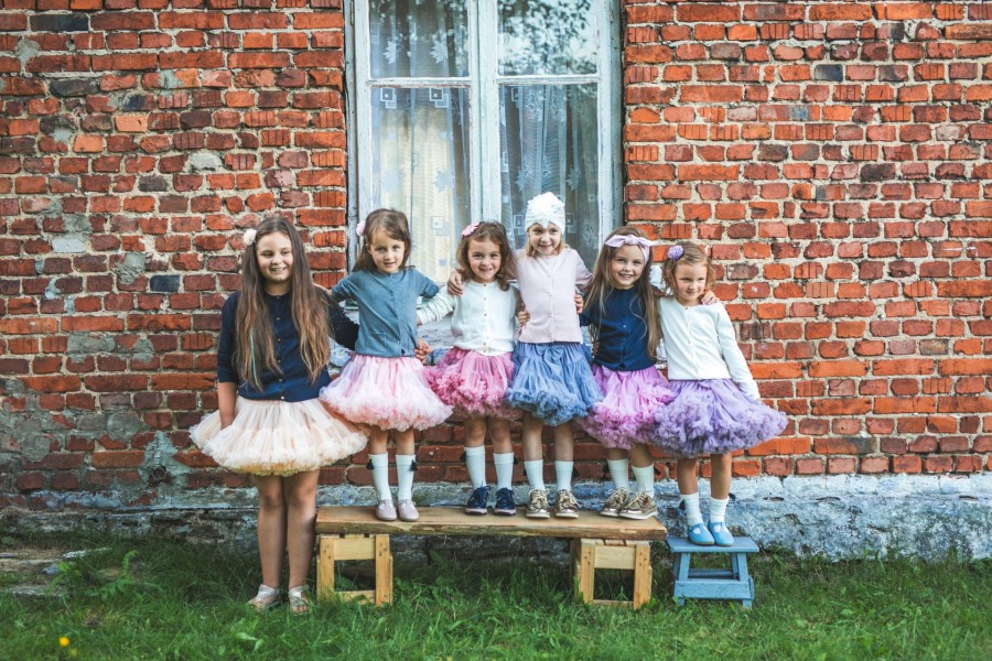 Spódnica Pettiskirt - Grafit RÓŻNE ROZMIARY / Manufaktura Falbanek