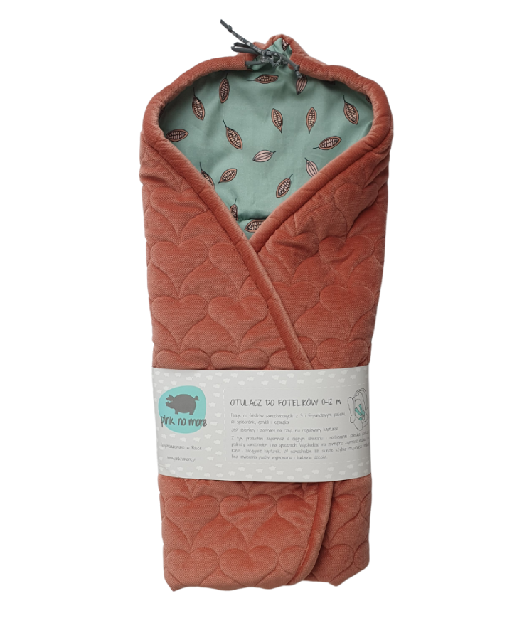 Otulacz do fotelika ROSE &COCOA 0-8M / Pink no More