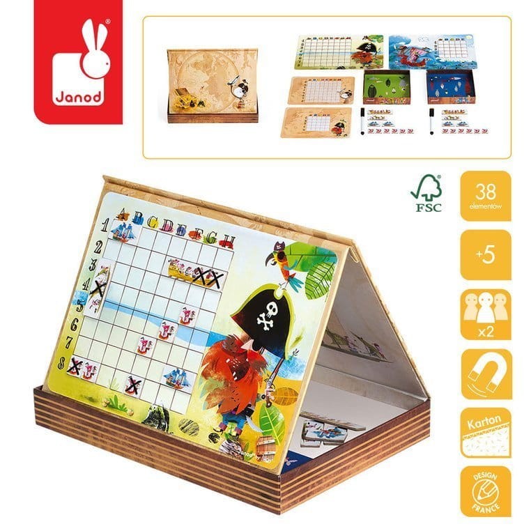 Statki gra magnetyczna / Janod