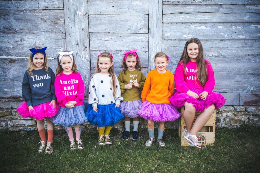 Spódnica Pettiskirt - Jeans RÓŻNE ROZMIARY / Manufaktura Falbanek