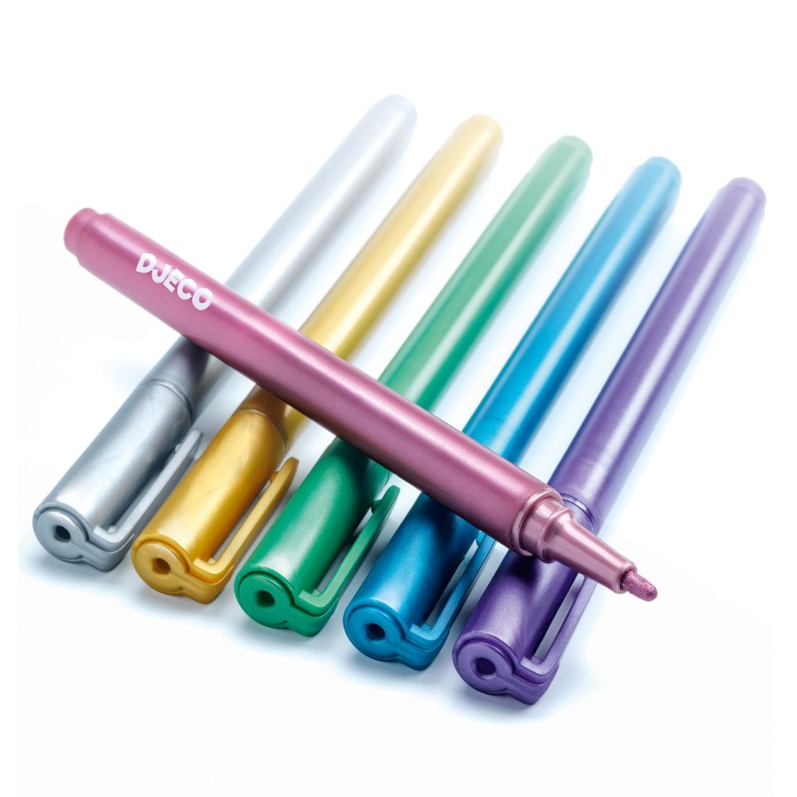 Markery metaliczne - 6 szt. / Djeco